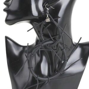 Black Statement Earrings